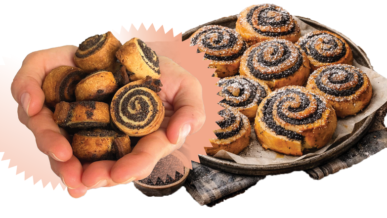 שבלולי פרג מבצק שמרים עם מלית עשירה | צבי סנדלר שבלולי פרג מבצק שמרים עם מלית עשירה | צבי סנדלר