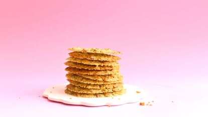 דקות בתנור וזה מוכן: עוגיות תחרה פיסטוק עדינות ושבריריות | אפרת ליכטנשטט