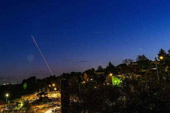 טילים בליסטיים שנורו מאיראן יורטו על ידי מערכת ההגנה האווירית של ישראל | איל מרגולין, פלאש 90