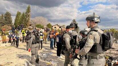 מתוך זירת האירוע בבית שמש | דוברות משטרת ישראל