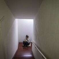 כניסה למקלט | חיים גולדברג, פלאש 90