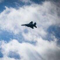 מטוסי חיל האוויר הישראלי מעל השמיים במרכז ישראל | נתי שוחט - פלאש 90