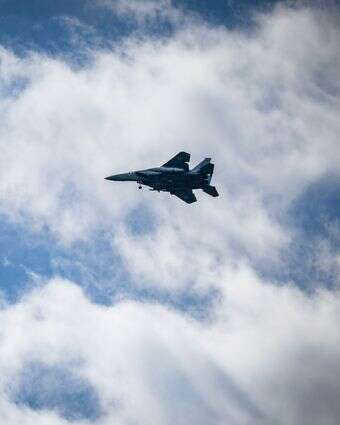 מטוסי חיל האוויר הישראלי מעל השמיים במרכז ישראל | נתי שוחט - פלאש 90