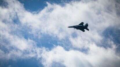 מטוסי חיל האוויר הישראלי מעל השמיים במרכז ישראל | נתי שוחט - פלאש 90