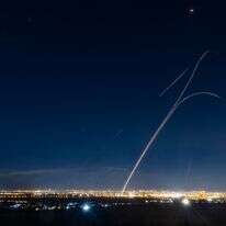 מערכת נגד טילים יורה טילי יירוט על טילים שנורו מאיראן | יוסי אלוני - פלאש 90