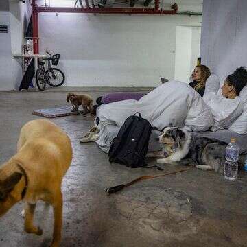 מקלט ציבורי בתל אביב, מבצע שאגת הארי. אילוסטרציה | חיים גולדברג / פלאש 90