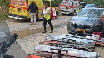 זירת האירוע של הנפילה בבית שמש | דוברות מד"א