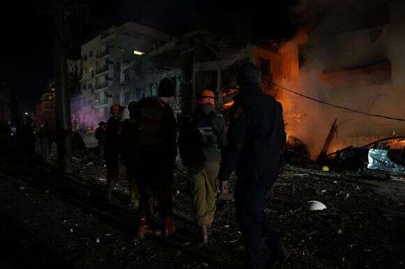 זירת הנפילה בת"א | דובר צה"ל