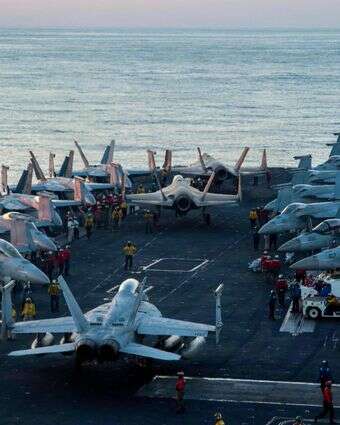 נושאת המטוסים מסדרת נימיץ, USS אברהם לינקול | AFP