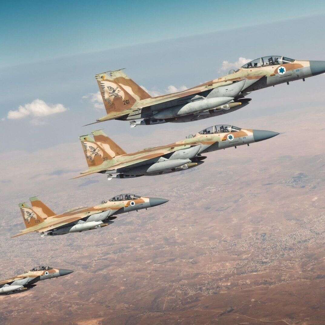 מטוסי קרב F-15I בדרכם לתקיפה בטהרן | דובר צה"ל