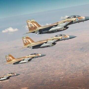 מטוסי קרב F-15I בדרכם לתקיפה בטהראן | דובר צה"ל מטוסי קרב F-15I בדרכם לתקיפה בטהראן | דובר צה"ל