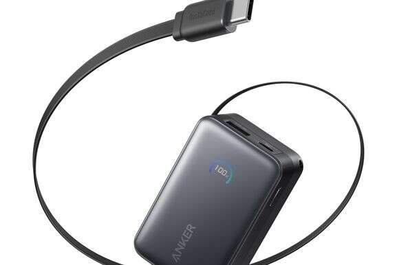סוללת גיבוי ניידת Anker Nano 45W built In. מחיר: 219 ש"ח | יח"צ חו"ל