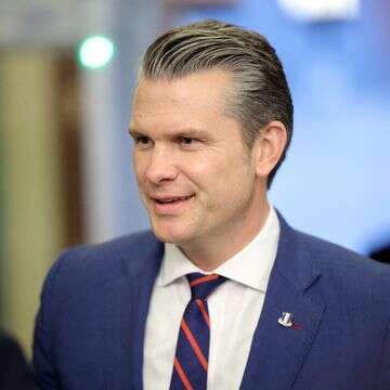 פיט הגסת' מגיע להעביר תדרוך על איראן בבניין הקפיטול האמריקאי | Kevin Dietsch / GETTY IMAGES NORTH AMERICA / Getty Images via AFP