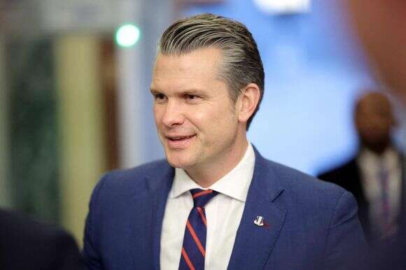 פיט הגסת' מגיע להעביר תדרוך על איראן בבניין הקפיטול האמריקאי | Kevin Dietsch / GETTY IMAGES NORTH AMERICA / Getty Images via AFP