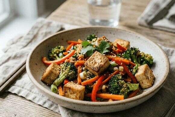 מוקפץ טופו ירקות אסייתי | יח"צ