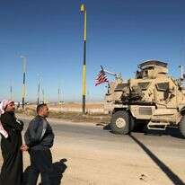 רכב צבאי אמריקני משוריין בכורדיסטן הסורית | AFP