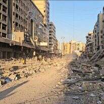 ביירות לאחר תקיפה ישראלית, במסגרת מבצע שאגת הארי | AFPTV / AFP