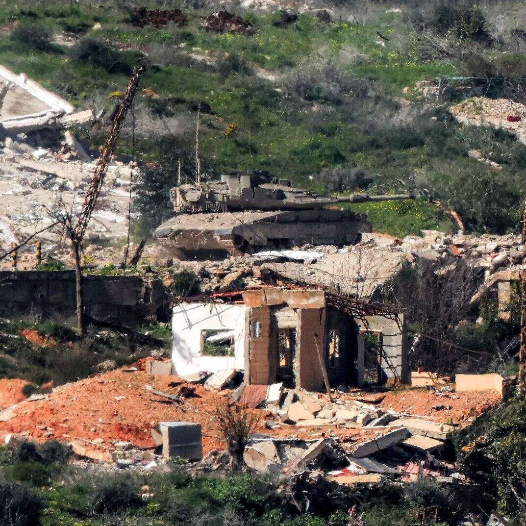 טנק צה"ל בלבנון | AFP