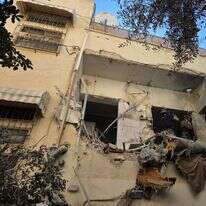 אחת מזירות הנפילה בגוש דן | כבאות והצלה לישראל