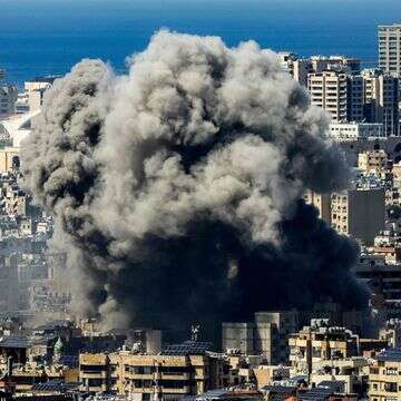 תקיפה ישראלית בביירות | AFP תקיפה ישראלית בביירות | AFP