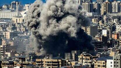 תקיפה ישראלית בביירות | AFP