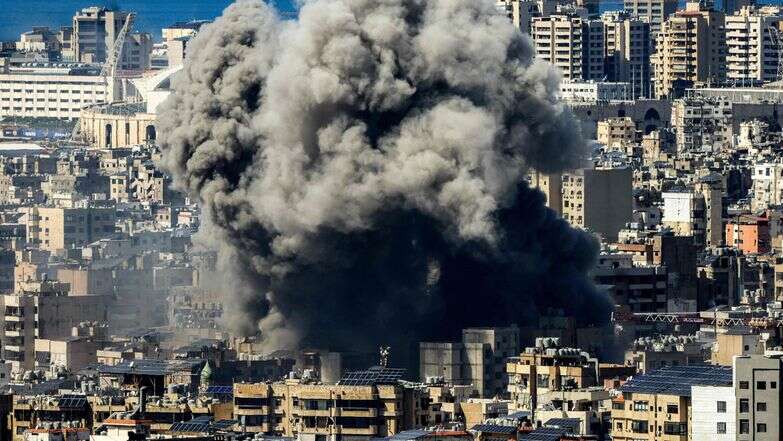 תקיפה ישראלית בביירות | AFP