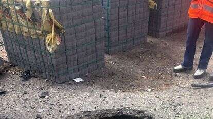 תיעוד מזירת הנפילה | דוברות כב"ה