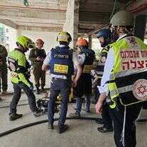 תיעוד מזירת הנפילה | דוברות מד"א