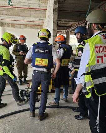 תיעוד מזירת הנפילה | דוברות מד"א