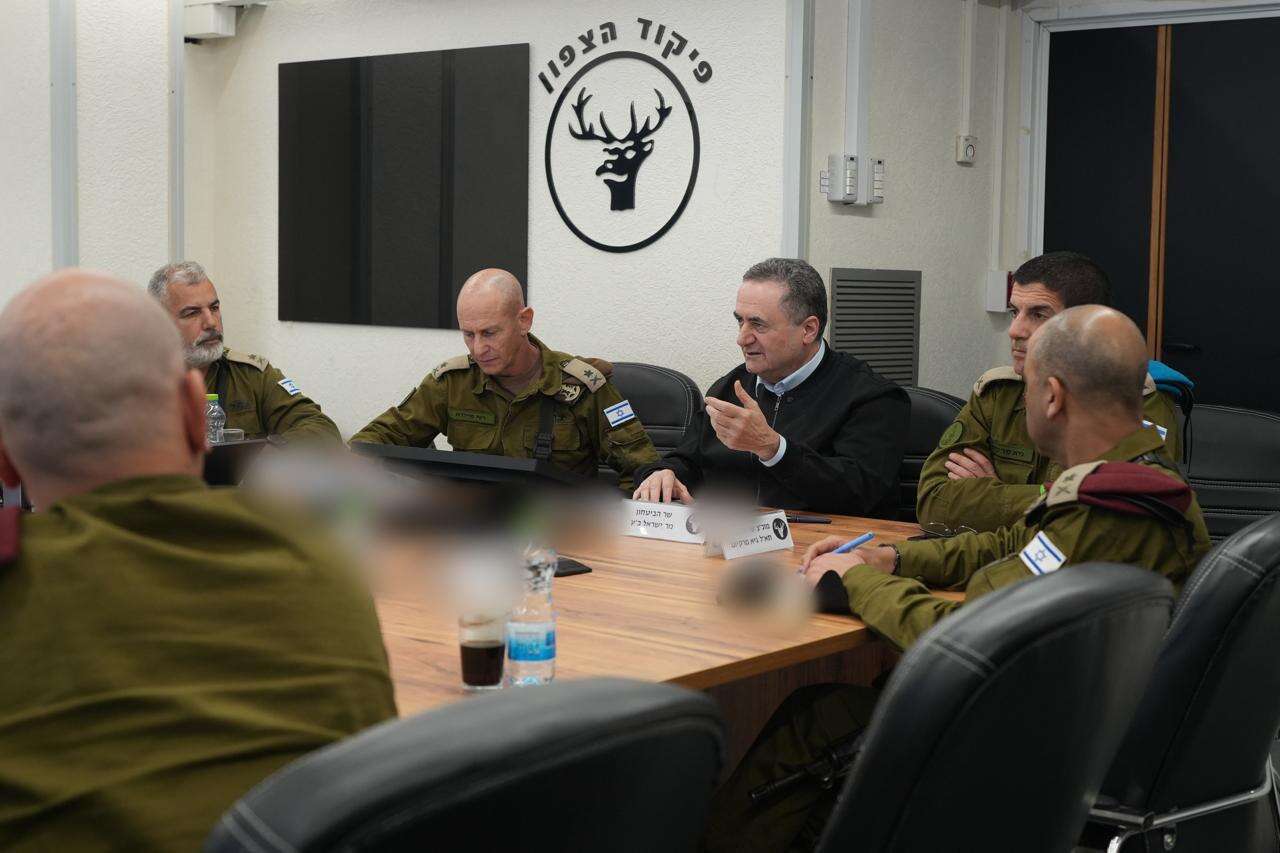 שר הביטחון כ"ץ בפיקוד הצפון | אלעד מלכה, משרד הביטחון