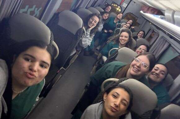 גרעין צורי בדרך לבית החולים במוצאי שבת | באדיבות המצולמות