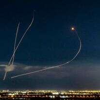 יירוט טילים בשמי ישראל | יוסי אלוני, פלאש90