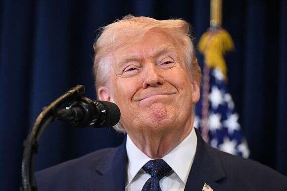 טראמפ במסיבת עיתונאים בפלורידה, בשבוע שעבר | AFP