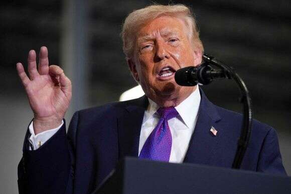 טראמפ בנאום בקנטקי, השבוע | AFP