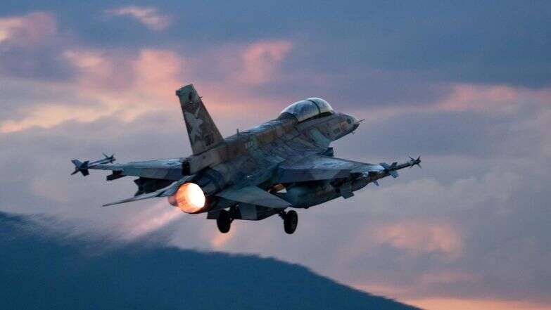 מטוס של חיל האוויר בדרך לתקיפה, בשבוע שעבר | דובר צה"ל