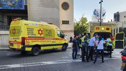 זירת הפיגוע ברמת גן | תיעוד מבצעי מד"א