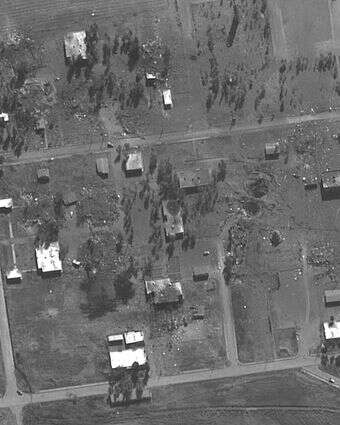 מבט על מבנים שניזוקו לאחר תקיפות אוויריות על חיל המצב חכימאבאד, כ-30 ק"מ דרומית לטהרן, איראן | Satellite image ©2026 Vantor / AFP מבט על מבנים שניזוקו לאחר תקיפות אוויריות על חיל המצב חכימאבאד, כ-30 ק"מ דרומית לטהרן, איראן | Satellite image ©2026 Vantor / AFP