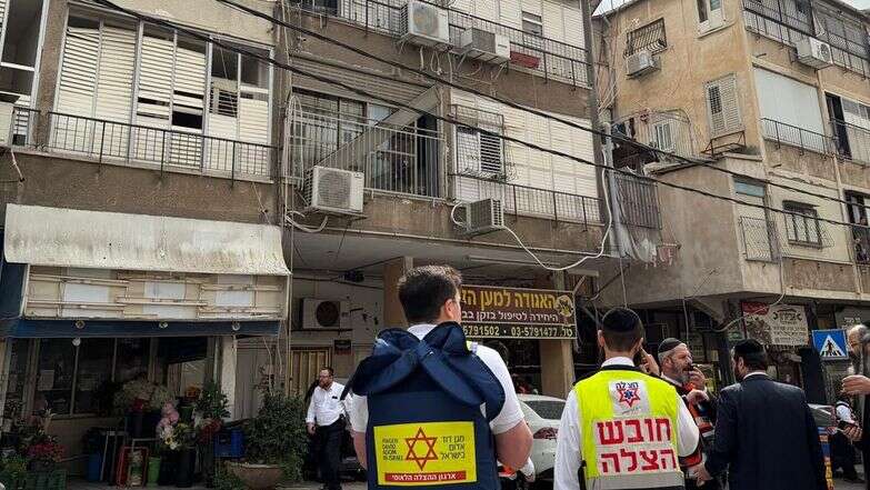 הנפילה בבני ברק | תיעוד מבצעי מד"א