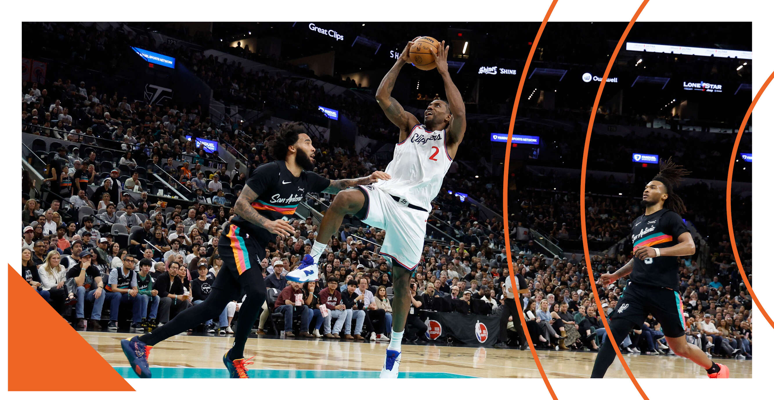 הצלחה אחרי הרבה אכזבות. לנארד במדי הקליפרס | AFP