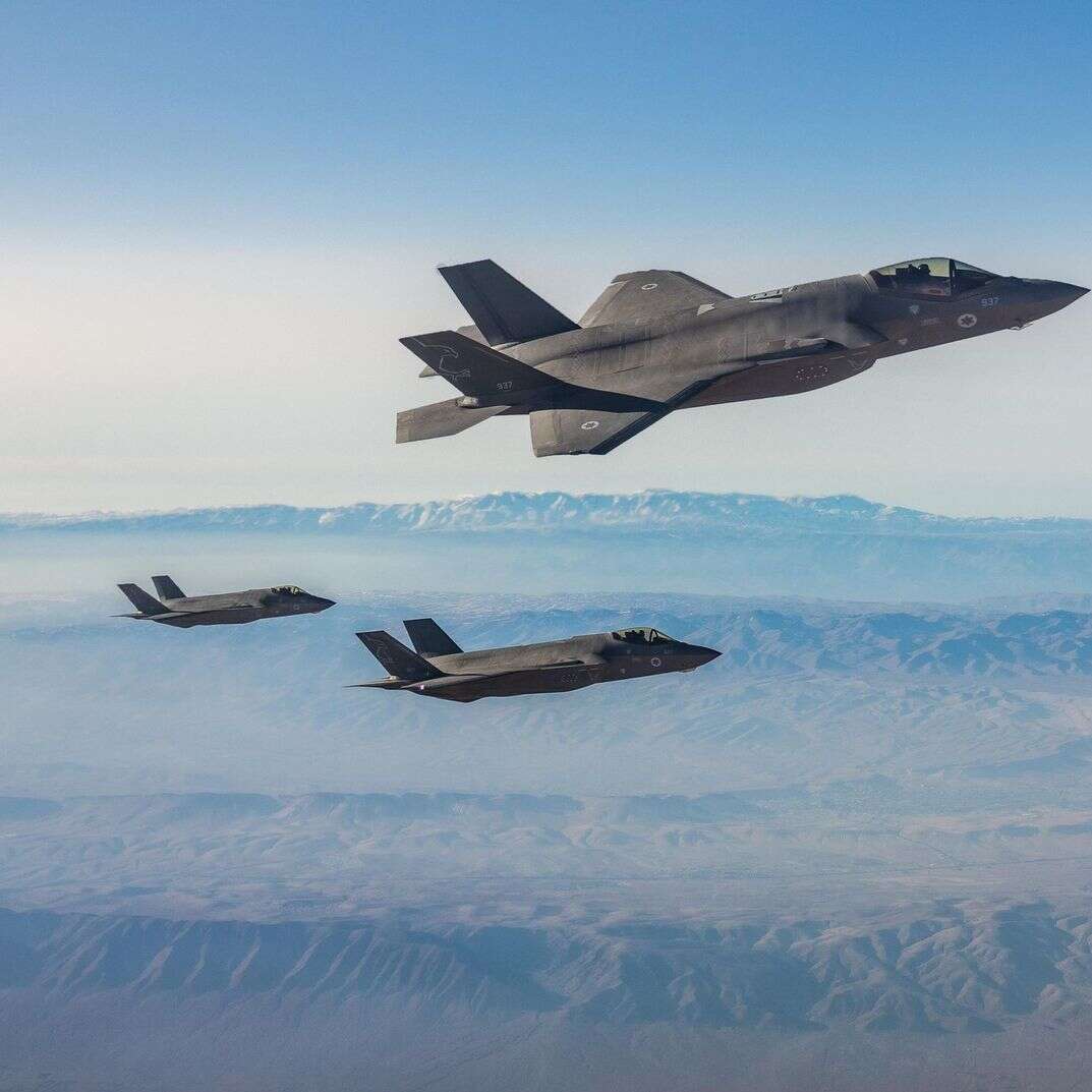 מטוסי ה"אדיר" בדרכם לאיראן | דובר צה"ל