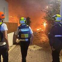 זירת הפגיעה בנהריה | דוברות מד"א