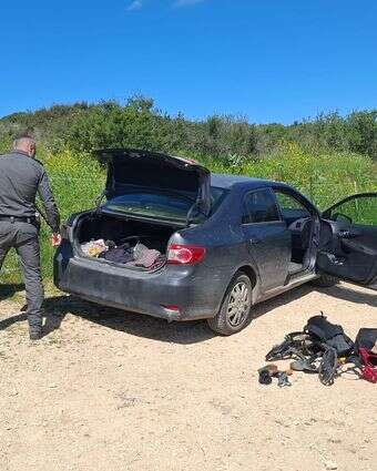 תפיסת החשודים בחורבת חדרים | דוברות מג"ב