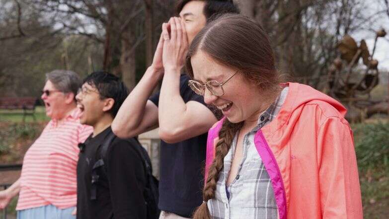 שרה וולסון משתתפת בפגישת מועדון הצעקה בפיידמונט פארק | AP/אמילי מגניין