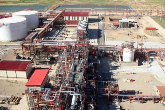 מתקני גז איראניים בשדה דרום פארס שבמפרץ הפרסי | צילום מסך מיוטיוב