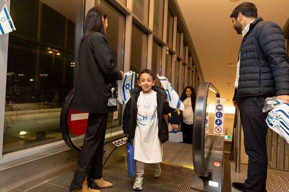 העולים נוחתים בנתב"ג, אתמול | אלישע חנקין, דוברות משרד העלייה והקליטה