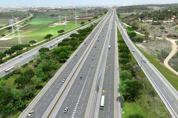 הדמיית מחלף דניאל | ינון תכנון ייעוץ ומחקר