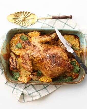 עוף ממולא אורז | אפרת ליכטנשטט