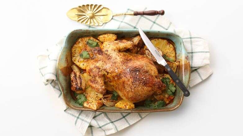 עוף ממולא אורז | אפרת ליכטנשטט