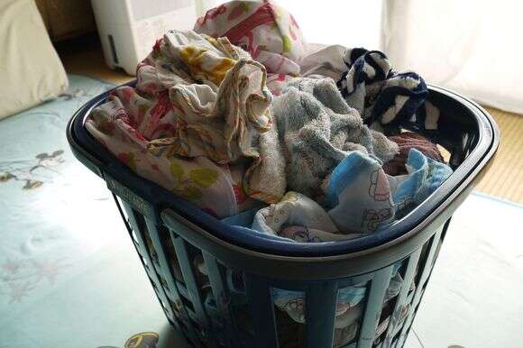 כן, כן גם סלי כביסה צריכים ניקיון | שאטרסטוק