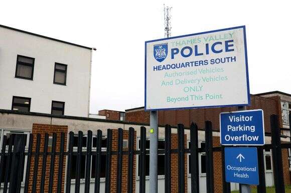 משטרת עמק התמזה בקידלינגטון, דרום-מערבית ללונדון | טובי שפרד / AFP